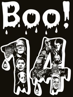 14th Annual Halloween Classic Car Show t-shirt back graphic