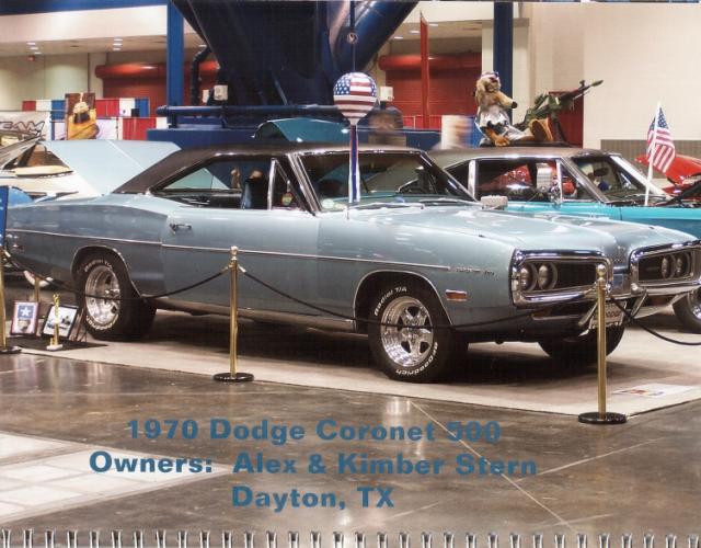Houston Mopar Connection Club March 2010 Calendar Photo
