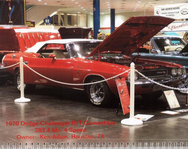 Houston Mopar Connection Club May 2010 Calendar Photo