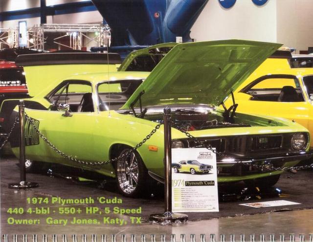 Houston Mopar Connection Club November 2010 Calendar Photo