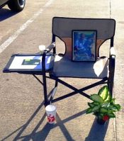 Jim Poncik empty chair at Kemah Cruise